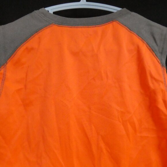 OSHKOSH B'GOSH | size 5 | Orange and Grey Basketball Sleeveless Shirt - Picture 10 of 16